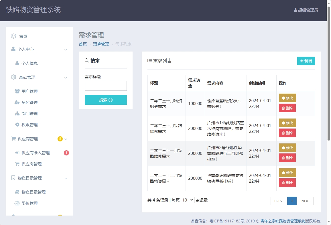 基于SpringBoot的铁路物资管理平台 - 缩略图 3