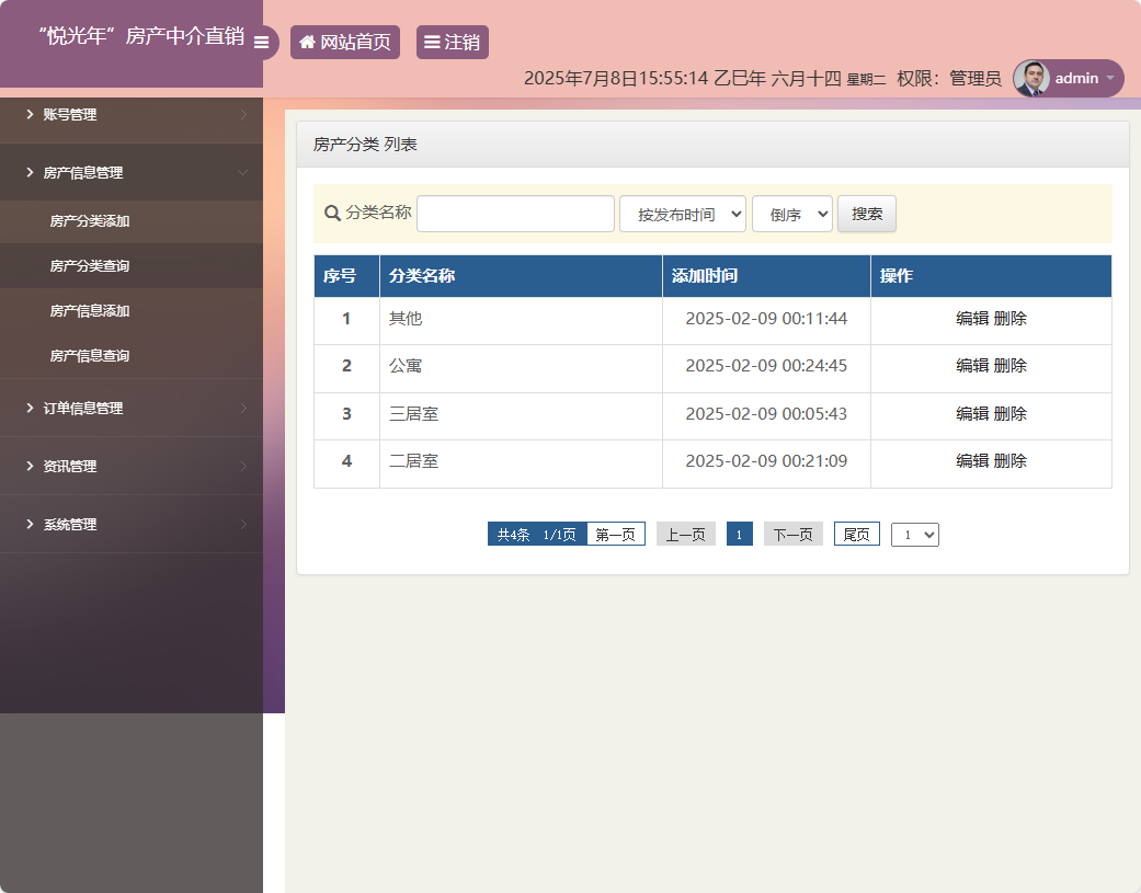 基于SpringBoot的房产中介综合管理平台 - 缩略图 4