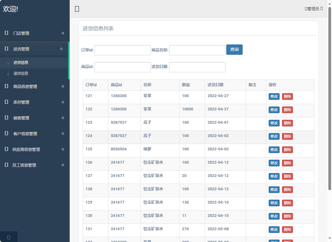 基于SpringBoot的超市进销存管理系统 - 缩略图 2