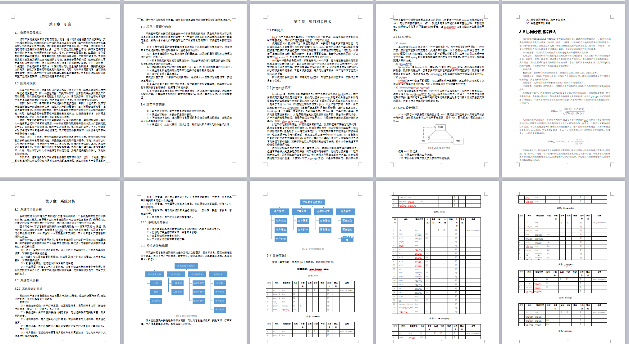 基于SSM框架与协同过滤算法的零食电商推荐系统 - 论文部分截图.png界面截图