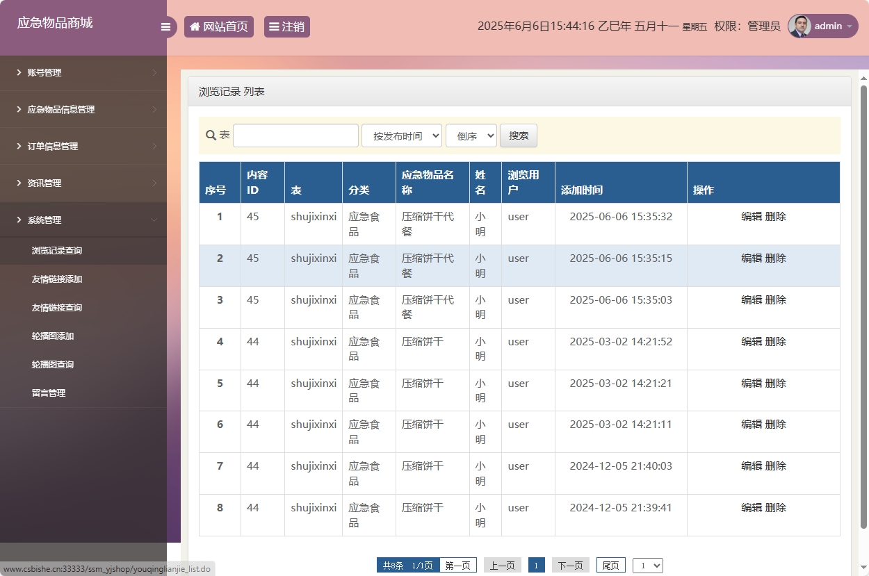 基于SSM框架的应急物资销售管理系统 - 缩略图 4