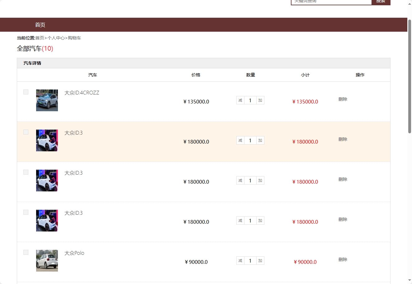 基于SSM框架的在线汽车销售商城系统 - 缩略图 4