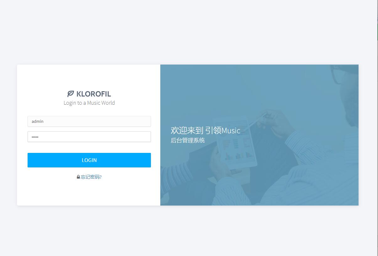 管理员登录界面