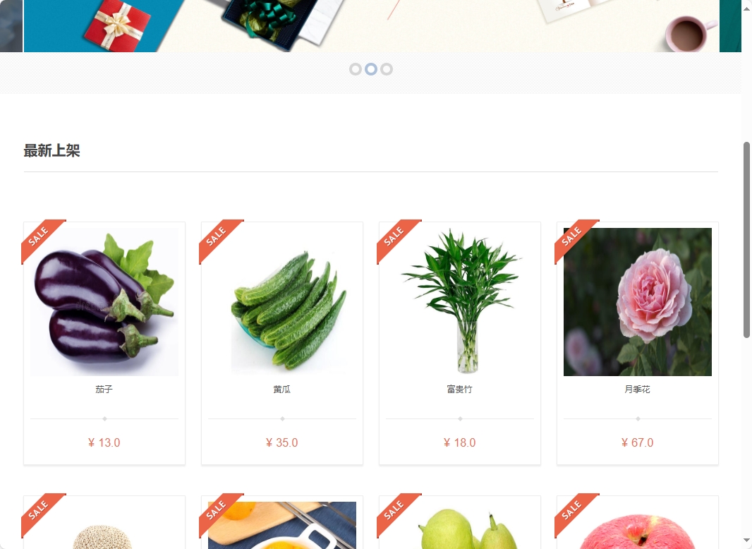 基于SSM框架的扶贫助农电商平台设计与实现 - 项目主图界面截图预览